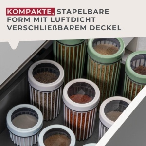 Fackelmann Cutie Depozitare 1100ml Transparenta cu Capac Albastru Design Rilat Rezistenta si Usor de Curatat - Img 4