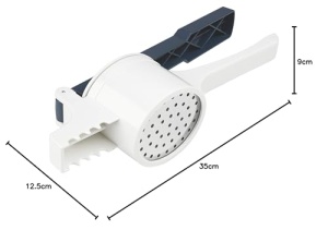 Fackelmann Easyprepare Spatzlepresse Multifunctionala cu 3 Discuri din Otel Inoxidabil - Img 10
