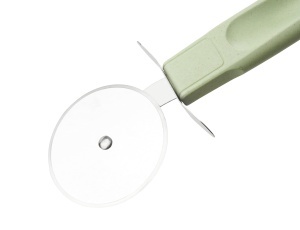 Fackelmann Ecolution Pizzaschneider Pizzaroller din otel inoxidabil maner ergonomic Mint Green 20 cm - Img 3