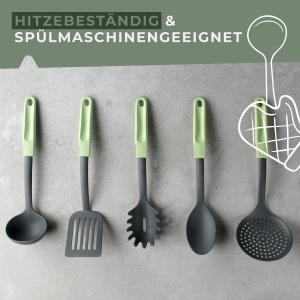 Fackelmann Ecolution Schopfloffel 315 cm MintSteingrau Material Sustenabil - Img 6