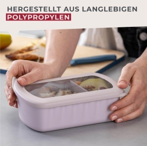 Fackelmann Flexibox 1000 ml Beige Cutie Depozitare Alimente Capac Sigilat TPE - Img 3