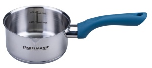 Fackelmann Kasserolle Essential 12 cm Otel Inoxidabil Ergonomic Albastru