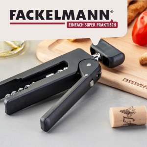 Fackelmann Korkenzieher Shadow Black Ergonomic Design Mecanism Inovator - Img 7