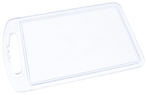 FACKELMANN Placa de mic dejun 24x15cm din SAN, lemn, transparent, 24 x 15 x 0,6 cm