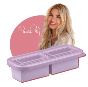 Fackelmann x Pamela Reif Set 2 Recipiente Congelare 250 ml Lavanda Silicon Rezistent