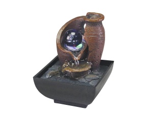 Fantana decorativa Zen Beper P201UTP201, LED colorat, negru, design modern - Img 4