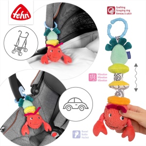 Fehn Hummer cu Vibratie 043051 Jucarie Motorica pentru Bebelusi si Copii 3 luni - Img 4