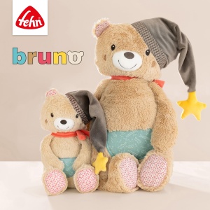 Fehn Kuscheltier Bear Bruno 060225 Jucarie Plus pentru Bebelusi 25 cm - Img 6