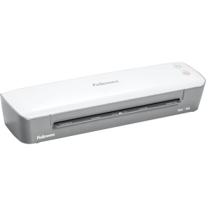 Fellowes Laminator A4 Ion pentru biroul de acasa, pentru laminarea foliilor de pana la 125 microni grosime, inclusiv 10 folii de laminare A4