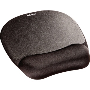 Fellowes Mousepad ergonomic cu suport gel antiderapant negru