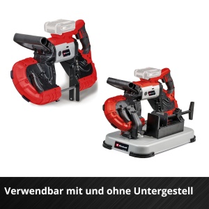 Ferastrau cu banda cu acumulator Einhell TE-MB 18127 U Li-Solo Power X-Change 18 V inaltime de taiere 115 mm latime de taiere 127 mm baza lumina LED i - Img 8