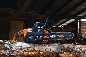 Ferastrau cu lant fara fir AEG PRO18V ACS18B30-0 (lungimea lamei 30 cm, viteza lantului 10 m/s, lama/lant Oregon(r), incl. 1x capac de protectie, 1x ulei de lant, fara baterie si incarcator) - Img 7
