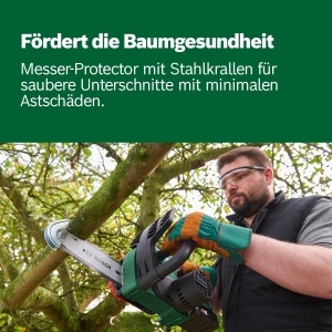 Ferastrau electric cu acumulator Bosch UniversalChain 18, 18V, 200 mm, verde - Img 4