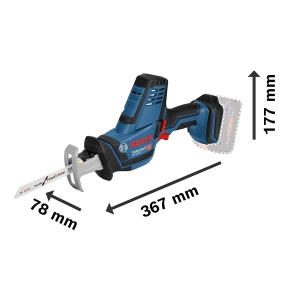 Ferastrau reciproc Bosch Professional GSA 18 V-LI, 18V, 2 lame incluse, L-BOXX - Img 2