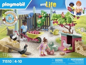 Ferma de Pui PLAYMOBIL myLife 71510, Set cu Figurine, Jucarie Sustenabila pentru Copii - Img 4