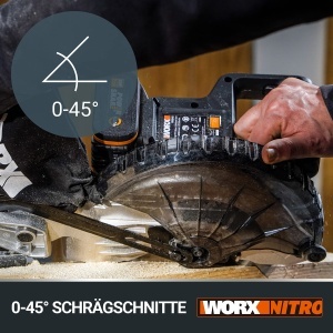 Feronerie cu acumulator WORX WX845.9, 20V, 220mm, fara acumulator si incarcator - Img 4