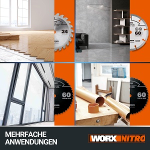 Feronerie electrica WORX WX531.9, 20V, taiere precisa, pentru lemn, metal, plastic - Img 4