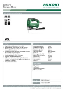 Feronerie HiKOKI CJ90VST2, 705W, cu control electronic si schimbare rapida a lamei - Img 2