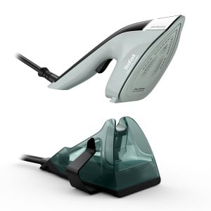 Fier de calcat Tefal Duo Power JF4031E0, 1700 W, 25 gmin abur, EucaliptNegru