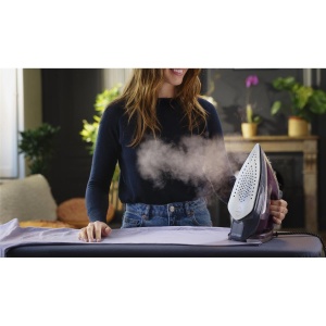 Fier de calcat Tefal Smart Protect Plus FV6870, 2800W, talpa Durilium Airglide, 40 gmin, RosuGri - Img 7
