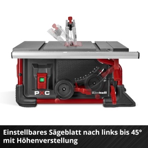 Fierastrau circular de masa Einhell TE-TS 368 T Li-Solo 36V lama 210mm functie de inclinare - Img 8
