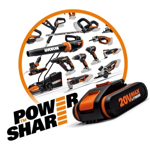 Fierastrau electric pentru taiat crengi WORX Jawsaw WG329E.9, 20V, lant protejat, fara acumulator - Img 5