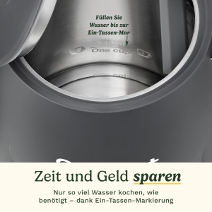 Fierbator Cuisinart Core Collection 1.5L 3kW Inox Stone Grey - Img 3