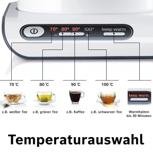 Fierbator de apa Bosch TWK8611P, 1.5 L, 2400 W, alb - Img 5