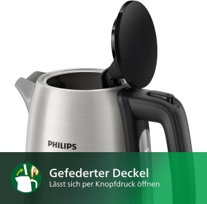 Fierbator de apa Philips Daily Collection, 1,7L, inox - Img 4