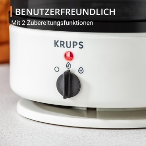 Fierbator de oua Krups Ovomat Super EG230115 7 oua Functie de mentinere la cald AlbNegru - Img 5