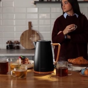 Fierbator electric Cecotec ThermoSense 200 Woody, 1.7L, 2200W, inox - Img 2