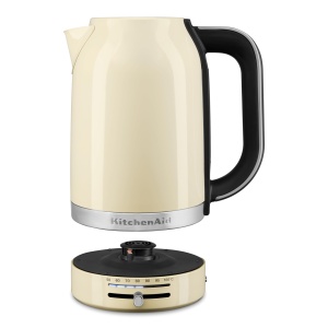 Fierbator electric KitchenAid 1,7L 2400W cu reglare temperatura 50-100C Creme - Img 6