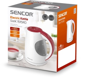 Fierbator electric SENCOR SWK 1515RD, 1.5 l, 200 W, rosu - Img 3