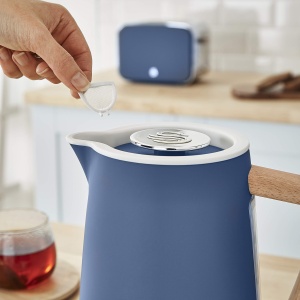 Fierbator electric Swan Nordic, 1.7L, 2200W, design modern, culoare bleu - Img 4