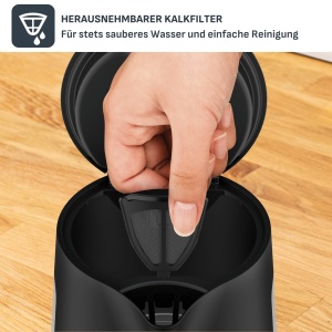 Fierbator electric Tefal KI5338 Includeo 1L 2400W Anti-alunecare Indicator nivel apa - Img 7