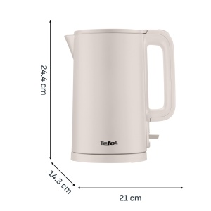 Fierbator electric Tefal KO140BE0, 1.5 litri, culoare gri, cu izolatie dubla - Img 8