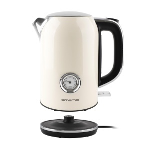 Fierbator retro EMERIO WK-133282.1, 2200W, 1.7L, inox, bej - Img 2
