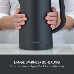Fierbator Severin WK 3484, 1.7 L, 2200 W, Negru - Img 4