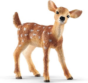 Figurina animale Schleich WILD Life Vitel alb cu pete 5 x 2 x 5 cm