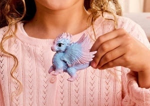 Figurina Baby Kristalldrache Schleich 70844, 9 x 7 x 16 cm, Detalii Magice - Img 2