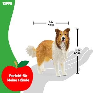 Figurina Collie Schleich Farm World 8 x 3 x 6 cm Recomandat de la 3 ani - Img 3