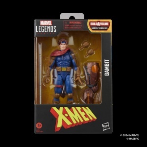 Figurina de actiune Marvel Legends Gambit, 15 cm, premium, cu accesorii - Img 2