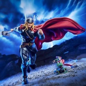 Figurina de actiune Thor Marvel Legends Maximum Series, 15 cm, 14 accesorii - Img 5