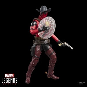 Figurina de colectie Marvel Legends Cowboypool, 15 cm, 7 accesorii - Img 5