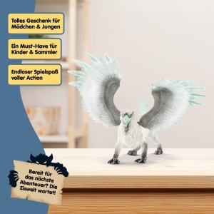 Figurina de colectie Schleich Eisgreif 70143 22 x 9 x 12 cm Detalii transparente - Img 8
