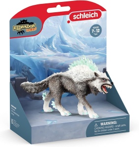 Figurina de colectie Schleich Eldrador Schneewolf 42452, 5 x 15 x 9 cm, detalii realiste - Img 5