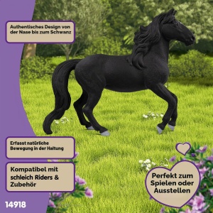 Figurina de joc Lusitano Hengst Schleich 14918, 13 x 4 x 11 cm, detalii realiste - Img 4