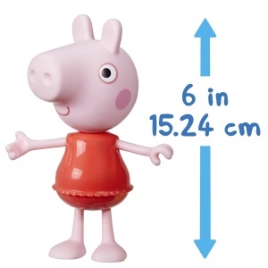 Figurina de joc Peppa Wutz cu 6 accesorii, 15 cm, pentru copii - Img 9