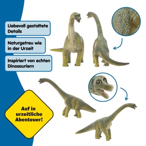 Figurina Dinosaurus Brachiosaurus Schleich 14581, 30 x 12 x 19 cm, pentru copii de la 3 ani - Img 4