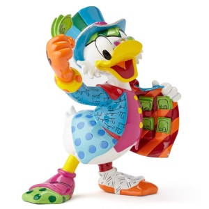 Figurina Disney Uncle Scrooge, stil pop art, 15.5 cm, culori vibrante
